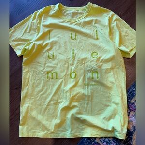Lululemon All Yours Cotton T Shirt in Electric Lemon
